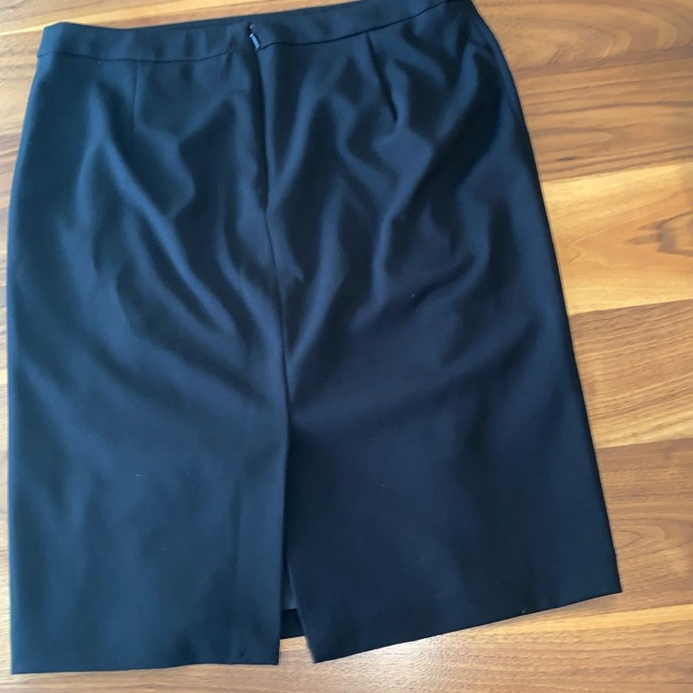 Sale‼️ Calvin Klein Black Pencil Skirt with Gold Buttons - Picture 3 of 7
